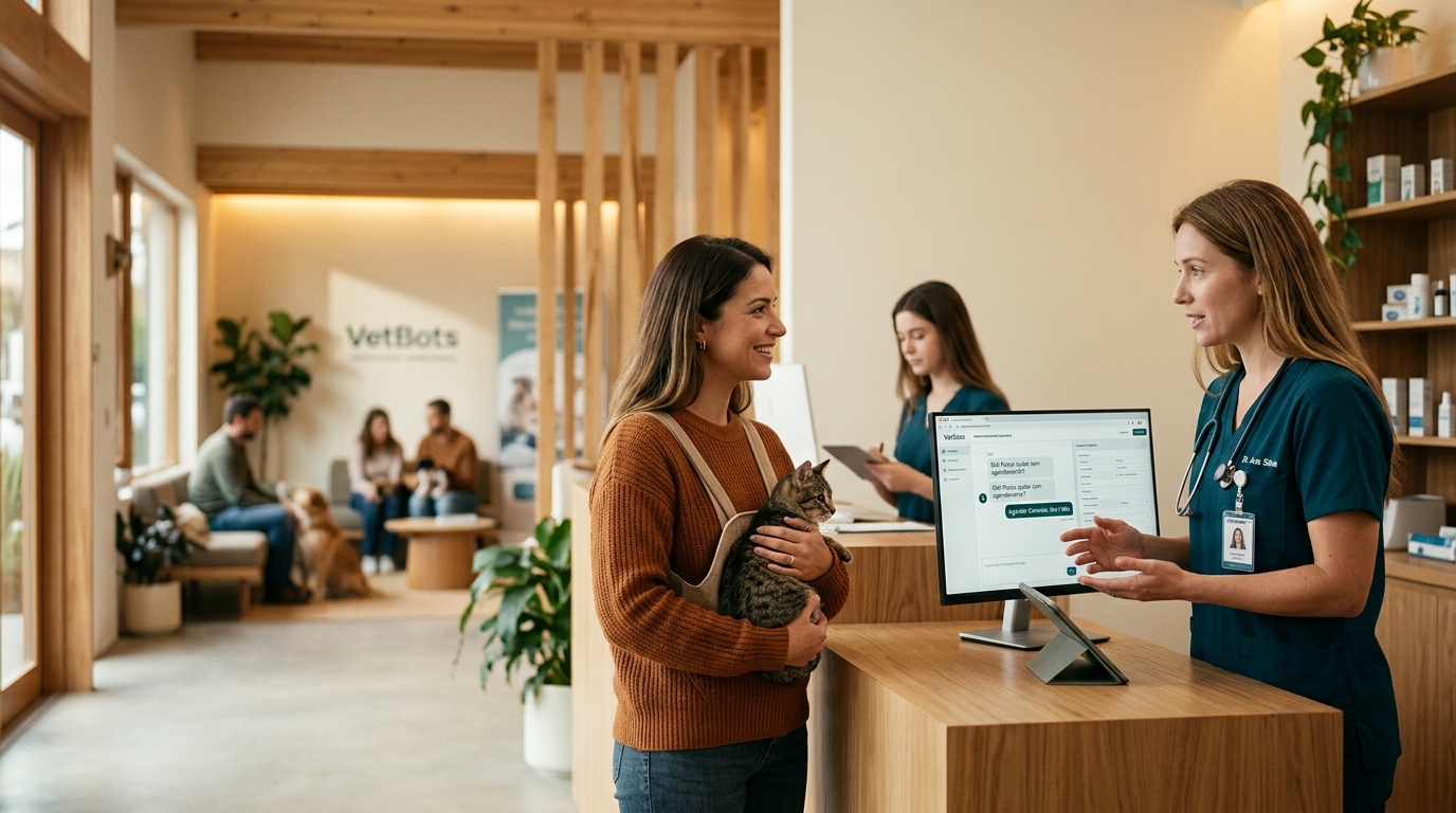 Empresas Que Fornecem Chatbots Veterinários Integrados a Clínicas — automação de atendimento veterinário